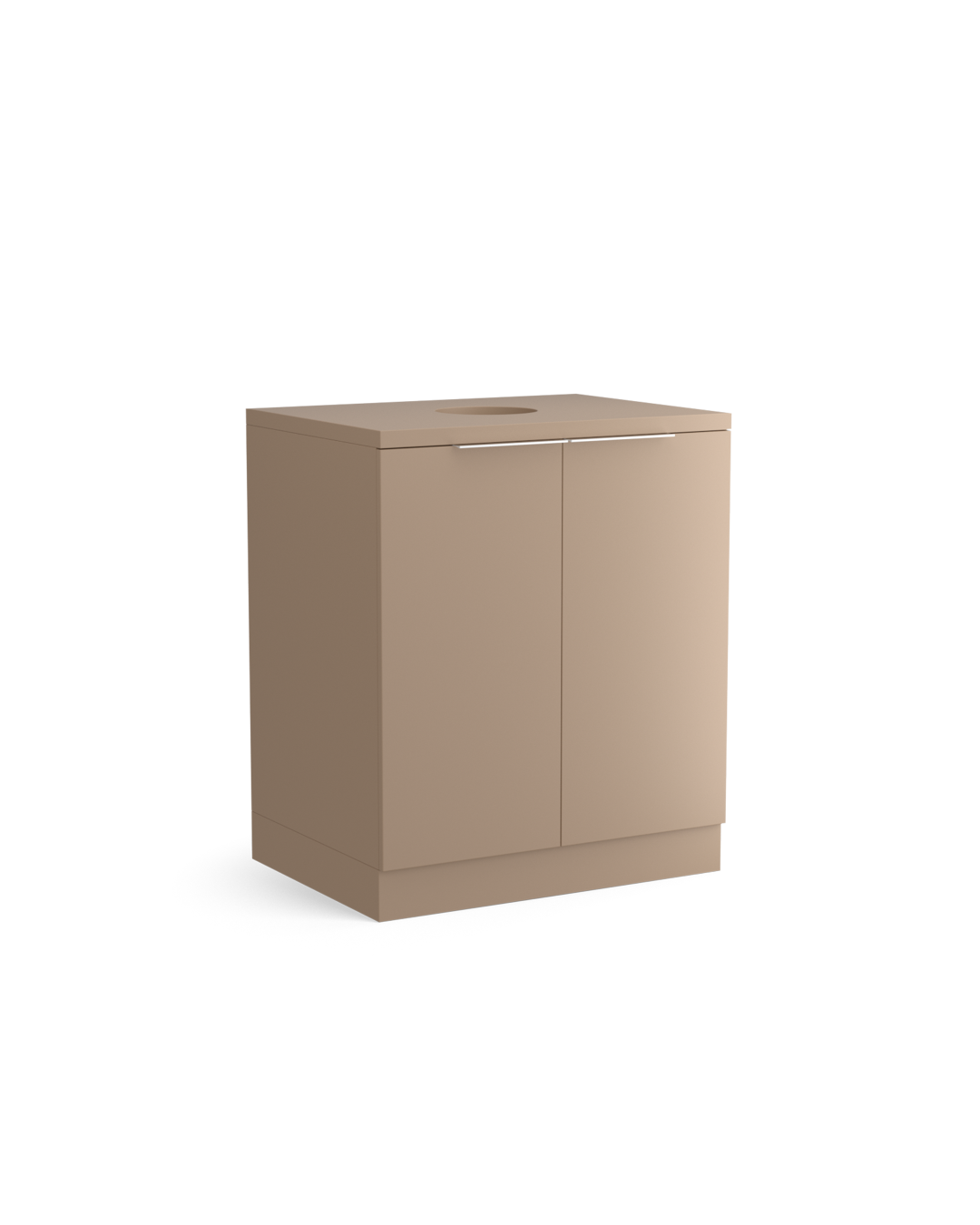 Colorbar kosz na ręczniki - Beżowa szafka podmywalkowa - Cappuccino